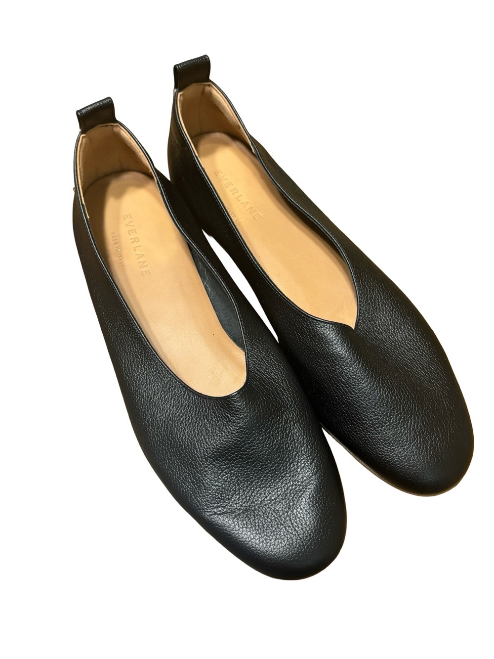 Everlane The Italian Leather Day Glove Ballet Flat Black Size 8.5